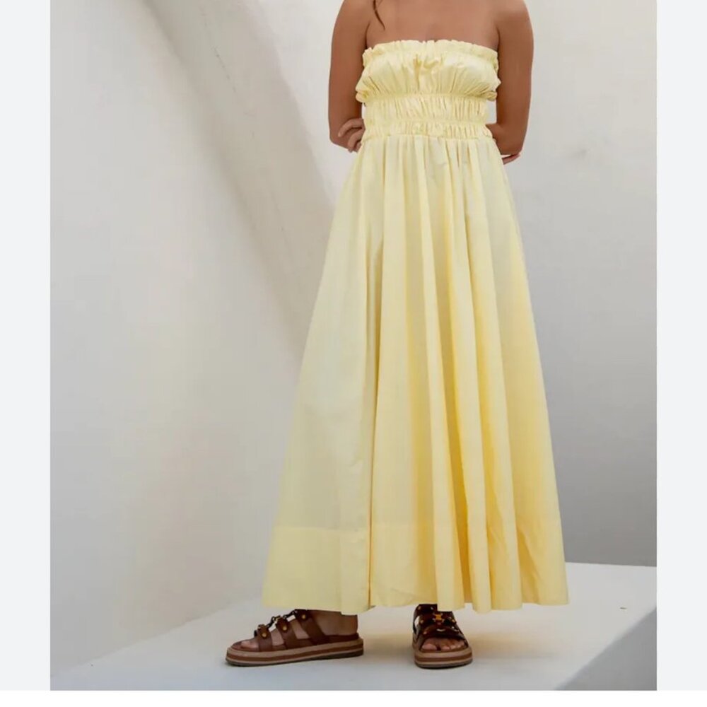 VRG GRL Summer In Capri Midi Dress